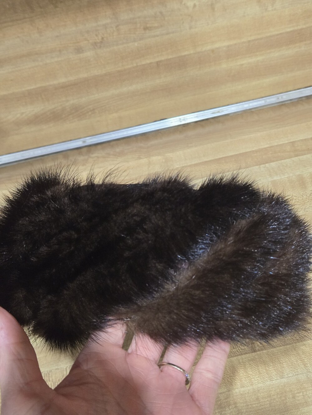 Vintage Fur Pillbox Hat 50's 60's Styled by Coralie Retro Classic Mod Mink - Picture 2 of 11